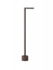 Zewnętrzna lampa stojąca minimalistyczna LED klasyczna uniwersalna aluminiowa kolor rdzawy IP65 BERENDA LE75140 Luces Exclusivas